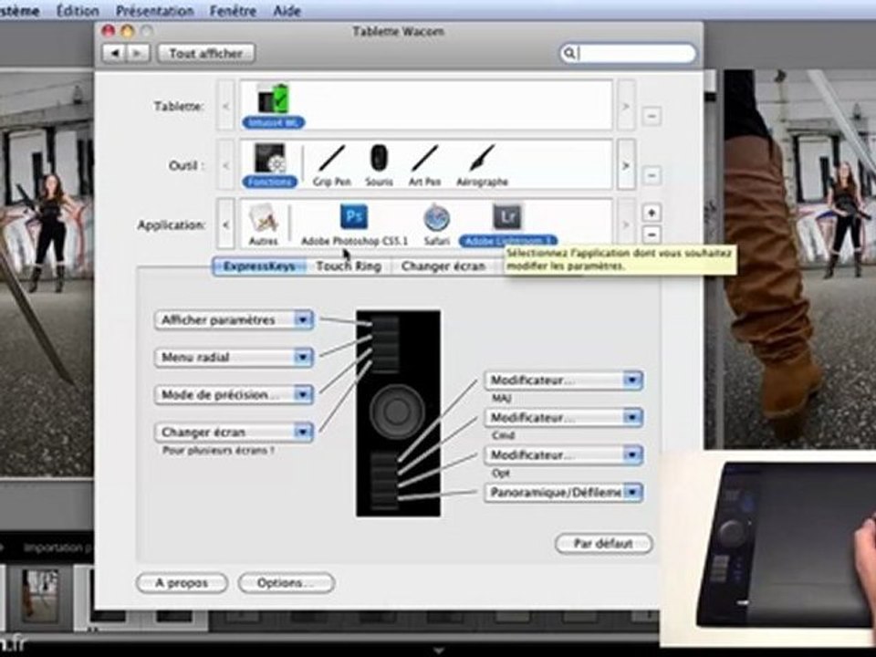 Wacom MasterClass Vol. 1 - Paramétrer les ExpressKeys pour Lightroom