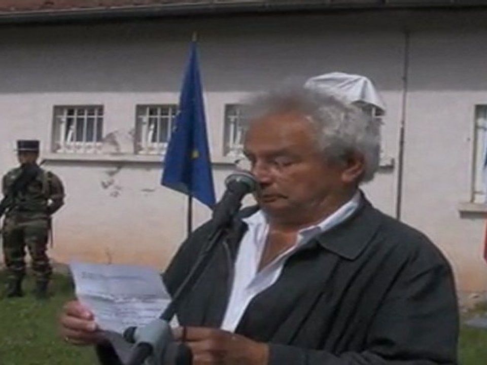 14 juillet 2011 à Abreschviller : inauguration de la place des passeurs