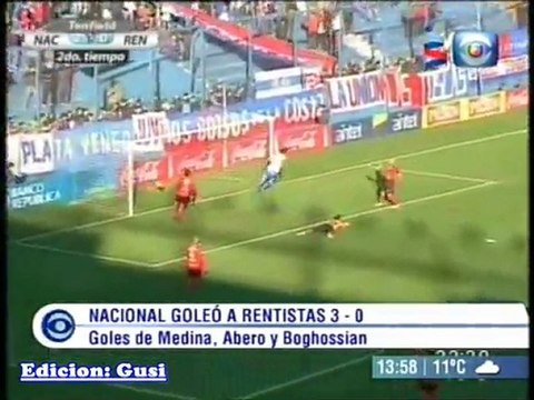 Nacional goleo a Rentistas 3 - 0