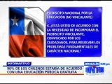 La mayoría de los chilenos están de acuerdo con la educación pública gratuita, según plebiscito