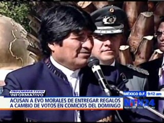 Oposición boliviana acusa al gobierno de compra de votos para comicios de este domingo - NTN24.com