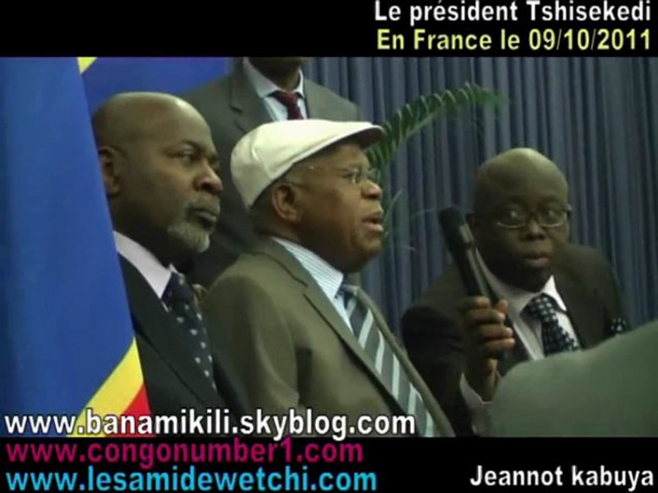 Etienne Tshisekedi face à la Diaspora Congolaise de France ce 09/10/2011 ( en images)