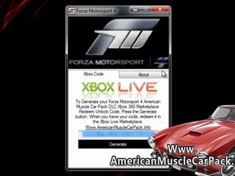 Forza Motorsport 4 American Muscle Car Pack DLC Codes!
