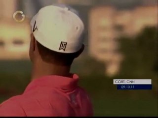 Tiger Woods "atacado" con hot dog