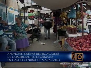 Reubican buhoneros en Maracaibo