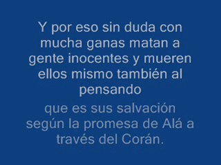 Corán da mensaje del Yihad 3:195 (Por Imran Firasat)