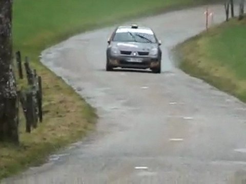 Rallye des Bauges ES 1 Cédric et Anthony JACQUES