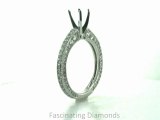 FDENS1255ASR Asscher Cut Diamond Engagement Ring In Prong Setting