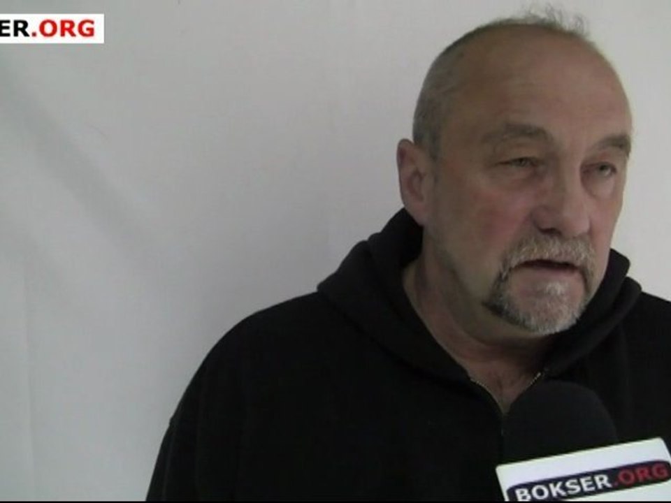 Andrzej Gmitruk przed walką Wilczewski-DeGale