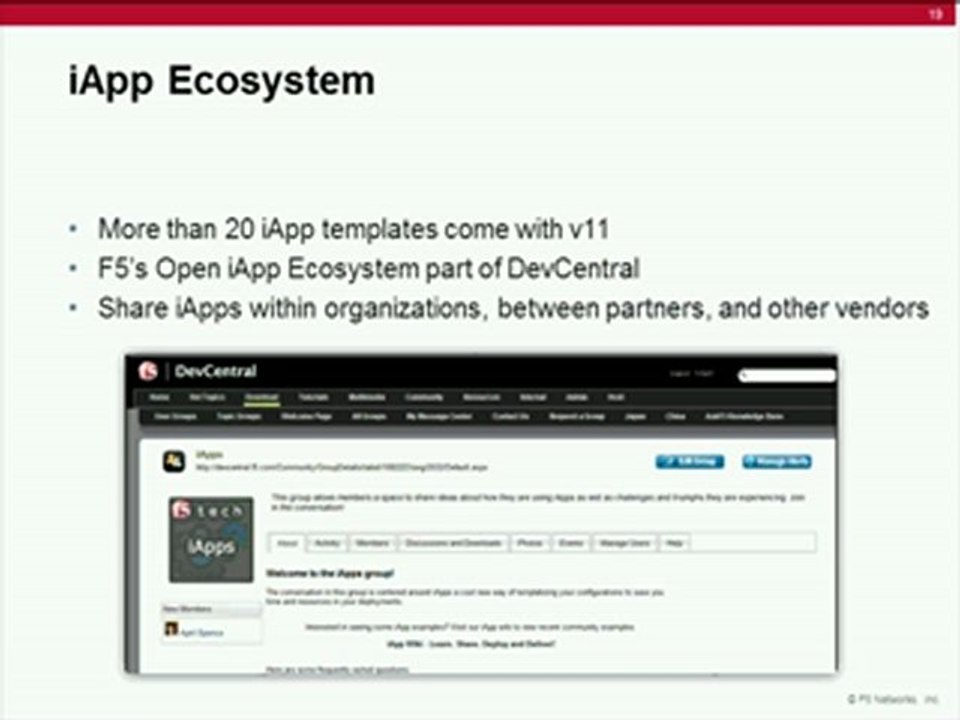 BIG-IP v11: Deliver Application Services