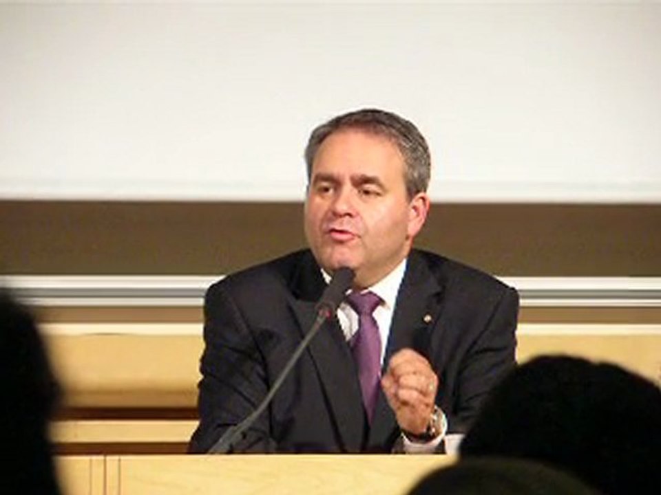 UMP Sciences-Po reçoit Xavier Bertrand (ext.3)