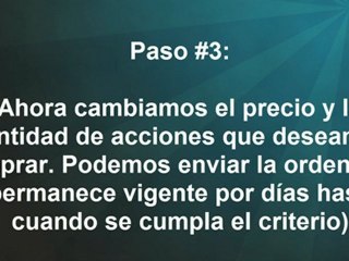 VIDEO DE COMPRA DE ACCIONES