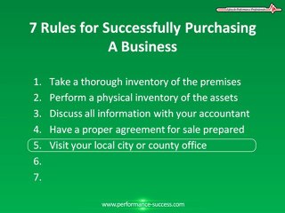 How to Successfully Purchase a Business