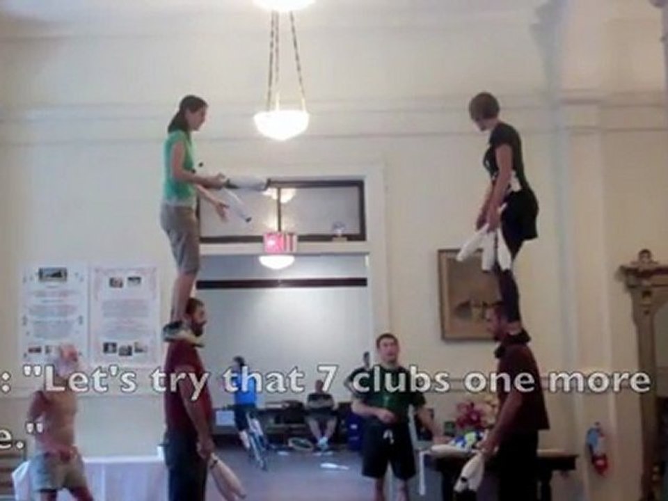 Smoky Mountain Juggling Festival - Shoulder-Stack Medley