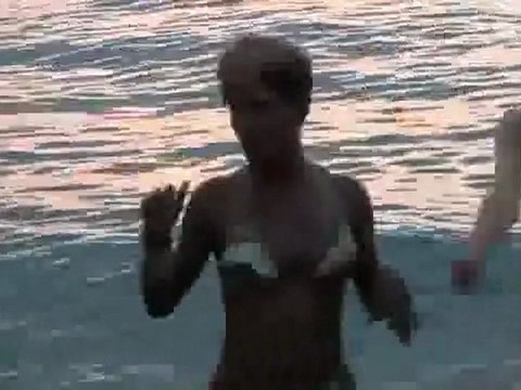 Thai Girls in bikini on the beach