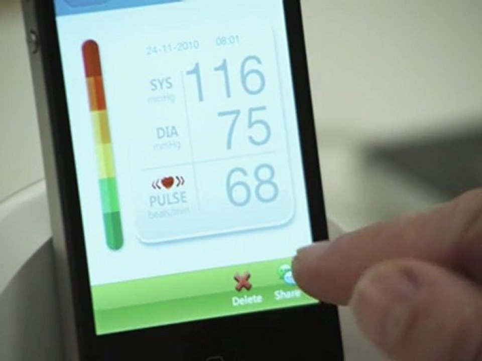 NM Médical présente le Tensiomètre iHealth pour iPhone (version anglaise)