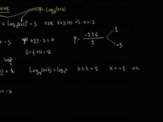 Equazioni Logaritmiche con metodo di sostituzione