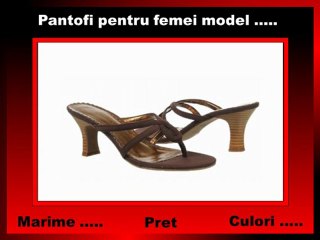 Magazin pantofi pentru femei - prezentare video