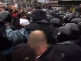 Clashes erupt as Tymoshenko sentenced