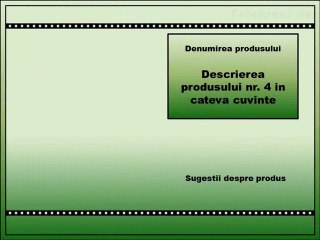 Prezentare de produse model nr.1