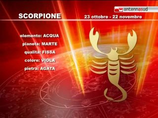 11.10.11 Segno per segno, l'oroscopo di Antenna Sud