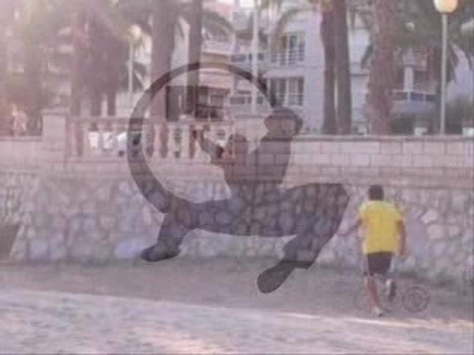 Parkour en playa