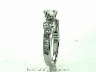 FDENR989HTR Heart Shape Diamond Engagement Ring In Heavy Channel Setting