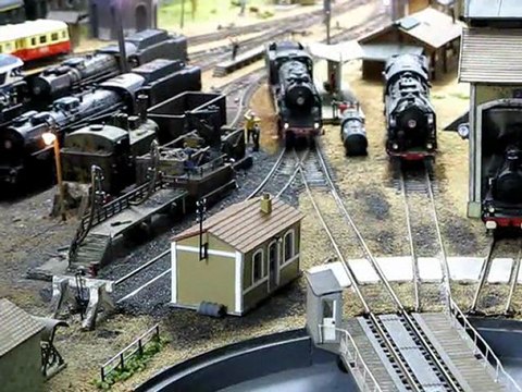 Train miniature : Réseau de Gérard : Rentrée au dépôt