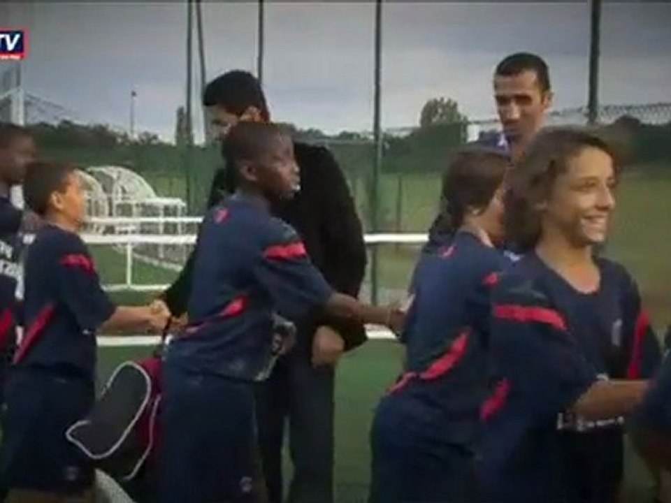 N. Al-Khelaifi rencontre les jeunes