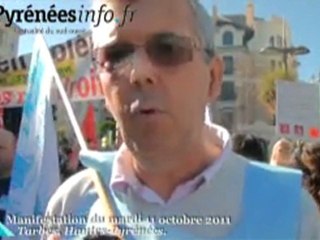 Tarbes Manifestation 11 octobre 2011