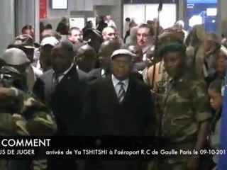 ARRIVEE DU PRESIDENT TSHISEKEDI  A PARIS.