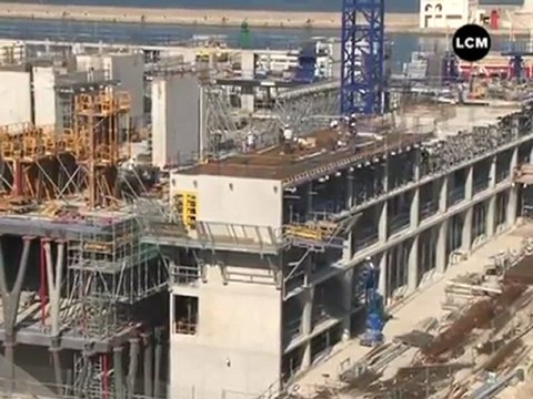 Accident sur le chantier du Mucem (Marseille)