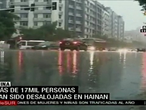 Lluvias torrenciales afectan provincia de Longquan