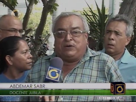 Jubilados y pensionados protestan en Anzoátegui