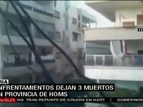 Enfrentamientos en provincia siria de Homs