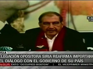 Delegación opositora siria reafirma importancia de diálogo