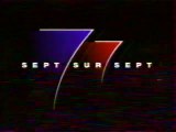 Génerique De L'emission 7sur7 Octobre 1996 TF1