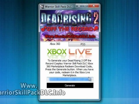 Dead Rising 2 Off the Record Warrior Skill Pack DLC Unlock Free - Xbox 360 - PS3