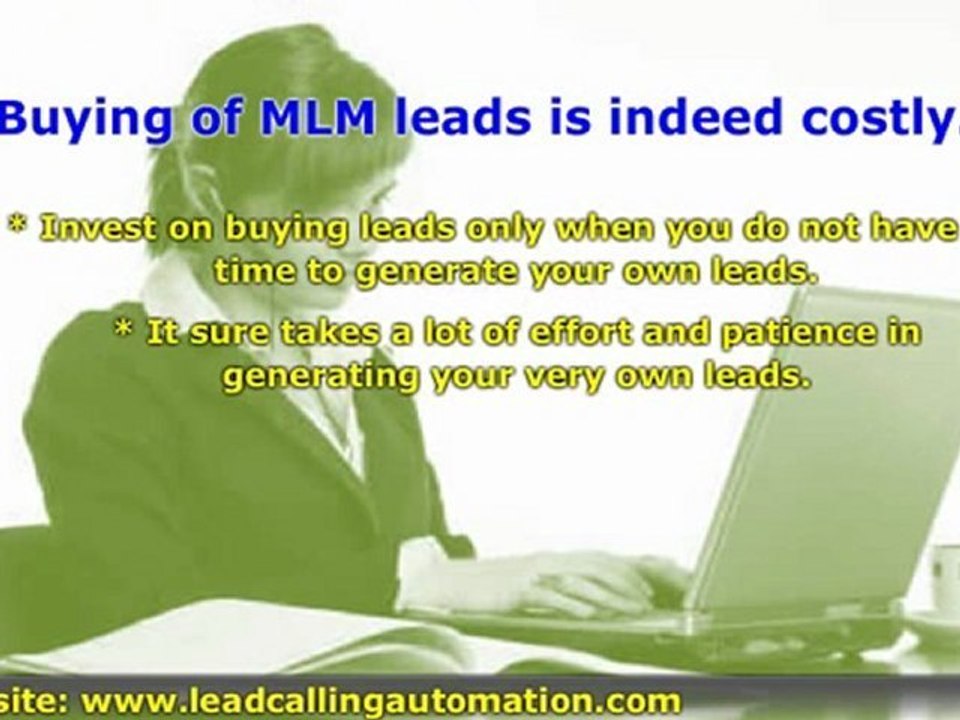 MLM Lead Calling and Your Home Based Business