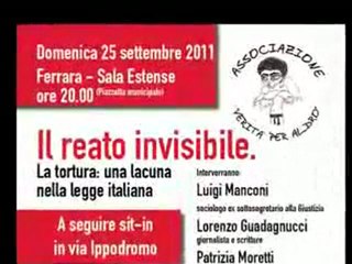 Delittto Aldrovandi, 6 anni dopo (telestense 25 9 2011)