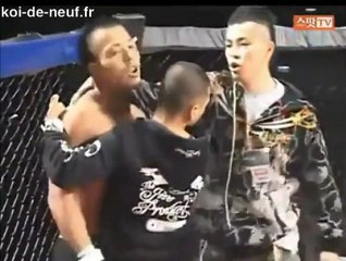 Combattant en MMA disqualifie Sport