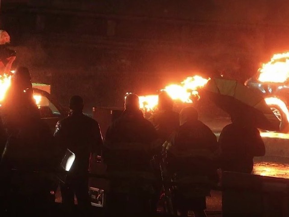 Lady gaga in flammen