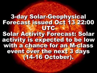 SOLAR ACTIVITY UPDATE:  19 C-class Flares in the Past Two Days. (Oct 14th, 2011).