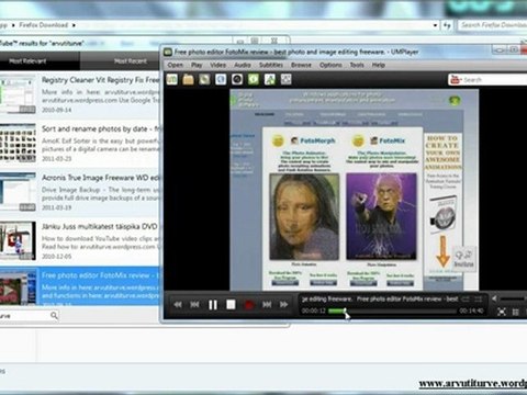 Free universal media player UMPlayer for Windows, Linux and Mac OS X