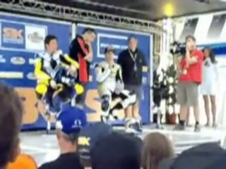 James Toseland dedicates his race win to Ollie Bridewell