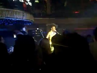 The Noisettes performing at Cafe de Paris