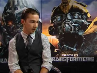 Shia LaBeouf on Transformers