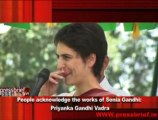 People acknowledge the works of Sonia Gandhi-  Priyanka Gandhi Vadra