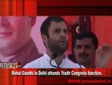 Rahul Gandhi in Delhi attends Youth Congress function