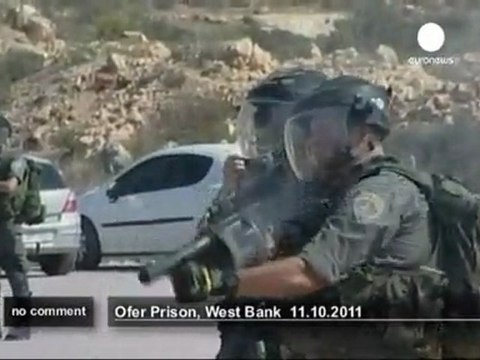 Protest over conditions for Palestinian... - no comment